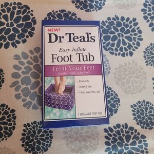 Dr Teal's Easy-Inflate Foot Tub NWOT